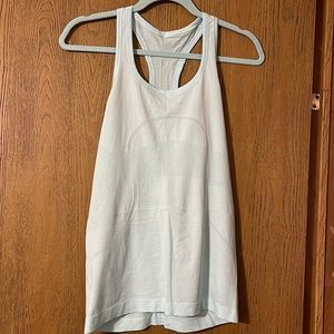 lululemon athletica White Racerback Tank Top